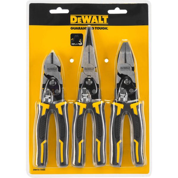 Набір із трьох шарнірно-губцевих інструментів Compound Action DeWALT DWHT0-70485 DWHT0-70485 фото