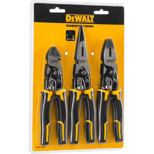 Набір із трьох шарнірно-губцевих інструментів Compound Action DeWALT DWHT0-70485 DWHT0-70485 фото