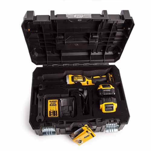 Прямошліфувальна машина акумуляторна безщіткова DeWALT DCG426P2 DCG426P2 фото