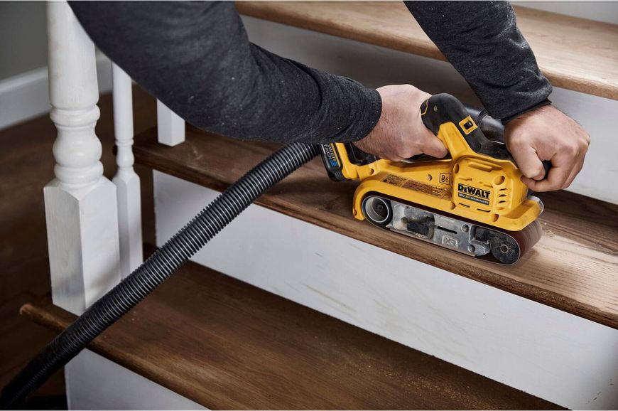 Шліфмашина стрічкова акумуляторна безщіткова DeWALT DCW220N DCW220N фото