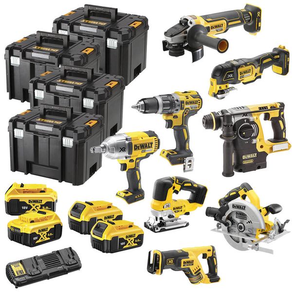 Набір з восьми акумуляторних інструментів DeWALT DCK865P4T DCK865P4T фото