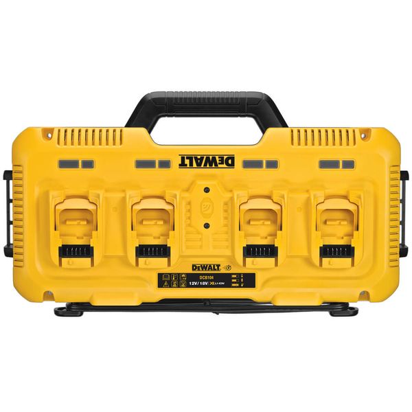 Зарядний пристрій 4-х портовий DeWALT DCB104 DCB104 фото