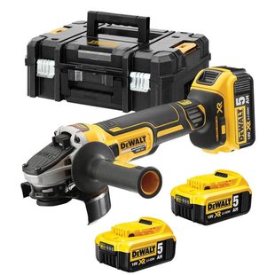 Шліфмашина кутова - болгарка акумуляторна безщіткова DeWALT DCG405P3 DCG405P3 фото