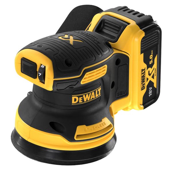 Шліфмашина ексцентрикова акумуляторна безщіткова DeWALT DCW210P2 DCW210P2 фото