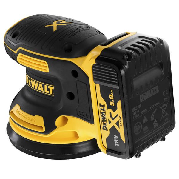 Шліфмашина ексцентрикова акумуляторна безщіткова DeWALT DCW210P2 DCW210P2 фото