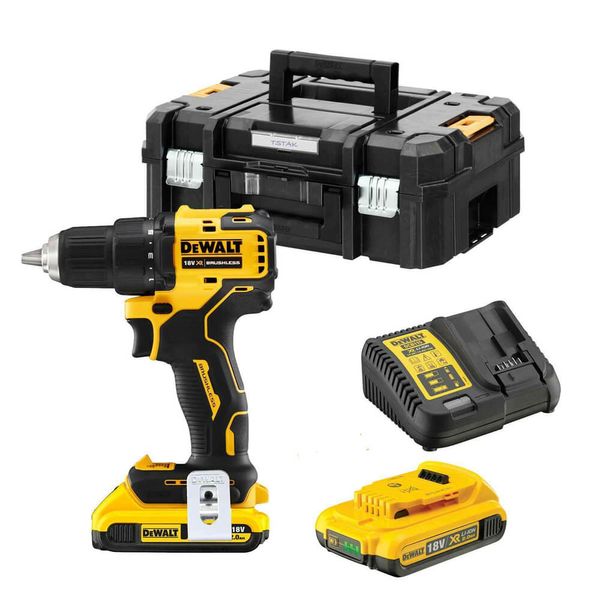 Дриль-шуруповерт акумуляторний безщітковий DeWALT DCD708D2T DCD708D2T фото