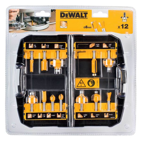 Набір фрез універсальний DeWALT DT90016 DT90016 фото