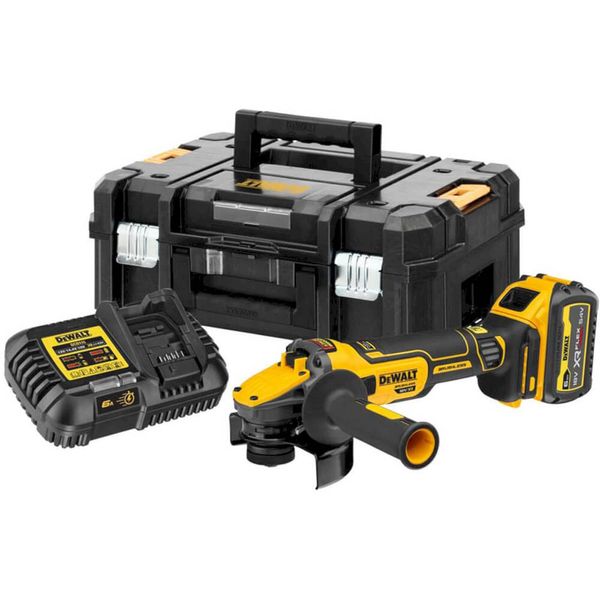 Шліфмашина кутова - болгарка акумуляторна безщіткова DeWALT DCG409VST1 DCG409VST1 фото