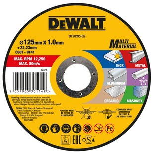 Коло відрізне MULTI-MATERIAL DeWALT DT20595 DT20595 фото