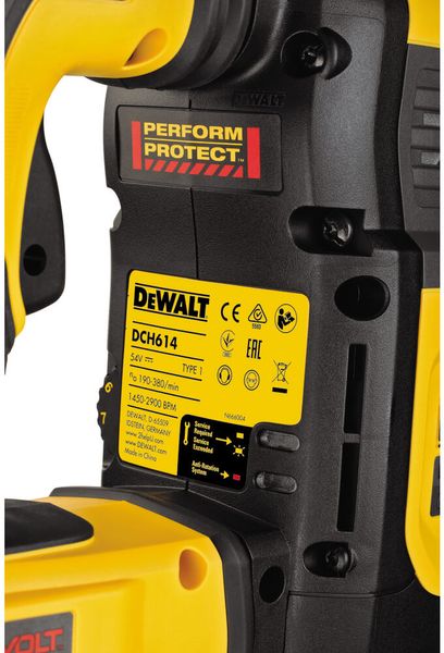 Перфоратор акумуляторний безщітковий SDS-MAX DeWALT DCH614N DCH614N фото