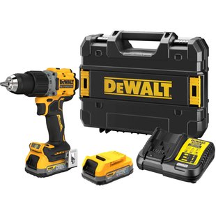 Дриль-шуруповерт акумуляторний безщітковий DeWALT DCD800E2T DCD800E2T фото