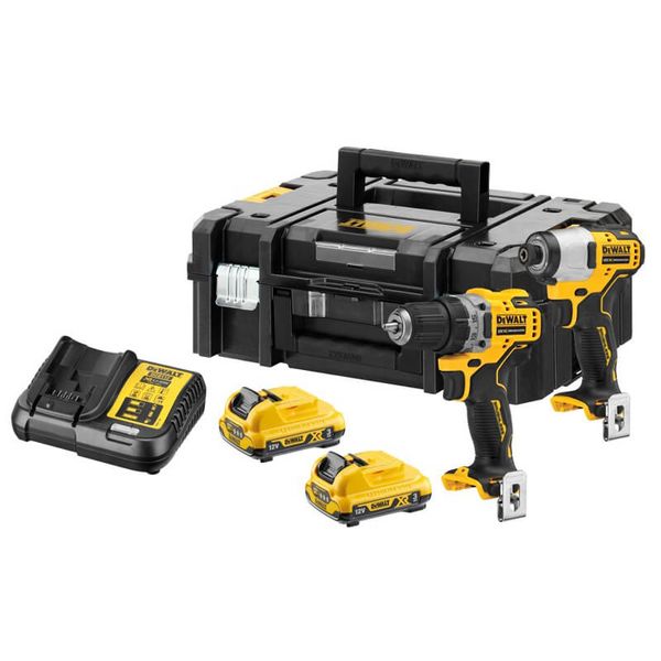 Набір з двох безщіткових інструментів DeWALT DCK2110L2T DCK2110L2T фото