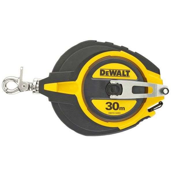 Вимірювальна рулетка Steel, 30 м х 10 мм DeWALT DWHT0-34093 DWHT0-34093 фото