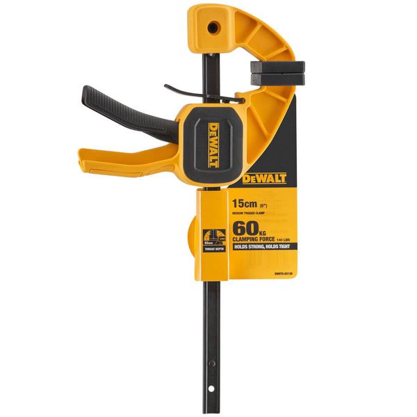 Струбцина М тригерна з максимальним зусиллям стискування 63 кг DeWALT DWHT0-83139 DWHT0-83139 фото