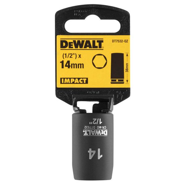 Головка торцева коротка ударна IMPACT DeWALT DT7532 DT7532 фото