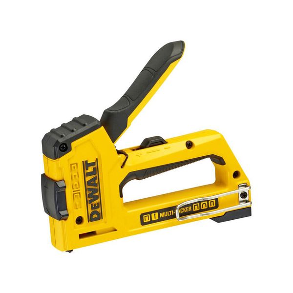 Степлер MULTI TACKER 5 в 1 скоби тип A, G, H, 6-14мм, цвяхи J 12, 15 мм DeWALT DWHT0-TR510 DWHT0-TR510 фото