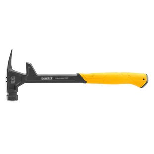 Молоток DEM-CLAW, суцільнометалевий, вага головки 624 г DeWALT DWHT51008-0 DWHT51008-0 фото