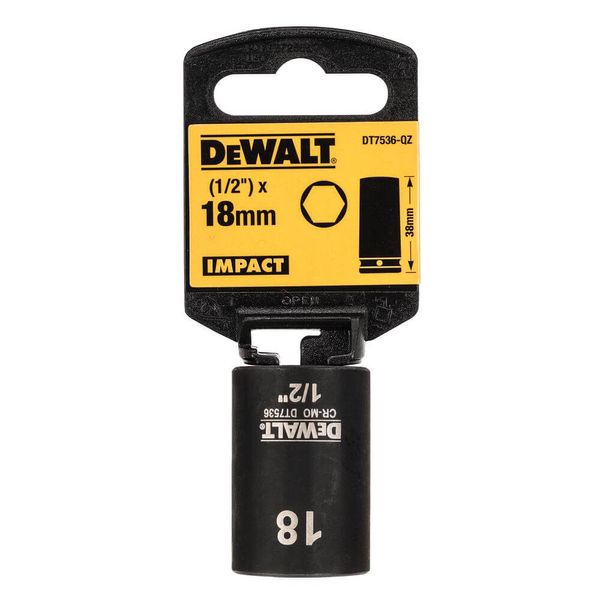 Головка торцева коротка ударна IMPACT DeWALT DT7536 DT7536 фото