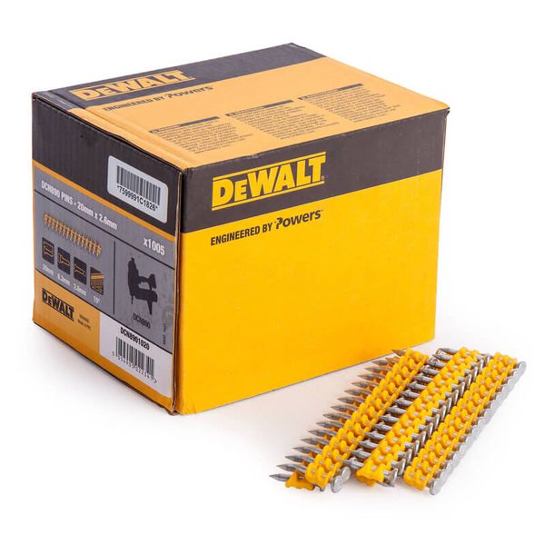 Цвяхи оцинковані по бетону DeWALT DCN8901020 DCN8901020 фото