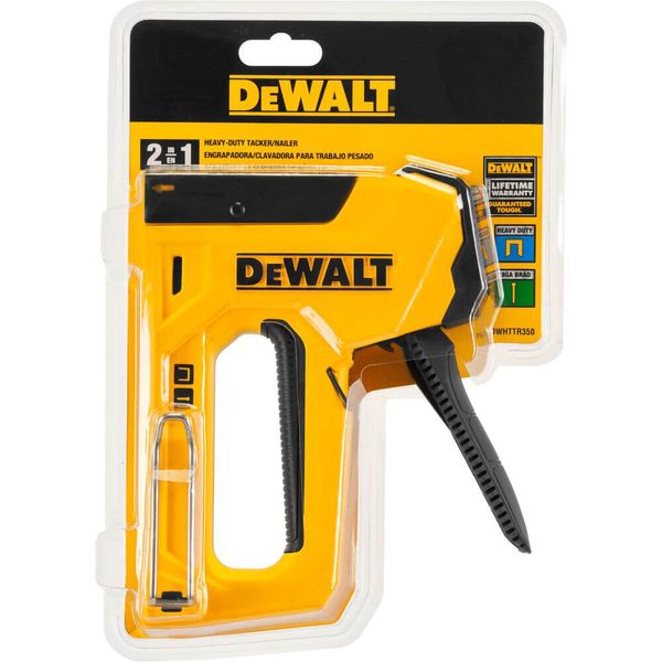 Степлер Heavy Duty для скоб типу G 6-14мм, цвяхів типу J 12, 15мм DeWALT DWHTTR350-0 DWHTTR350-0 фото