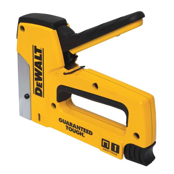 Степлер Heavy Duty для скоб типу G 6-14мм, цвяхів типу J 12, 15мм DeWALT DWHTTR350-0 DWHTTR350-0 фото