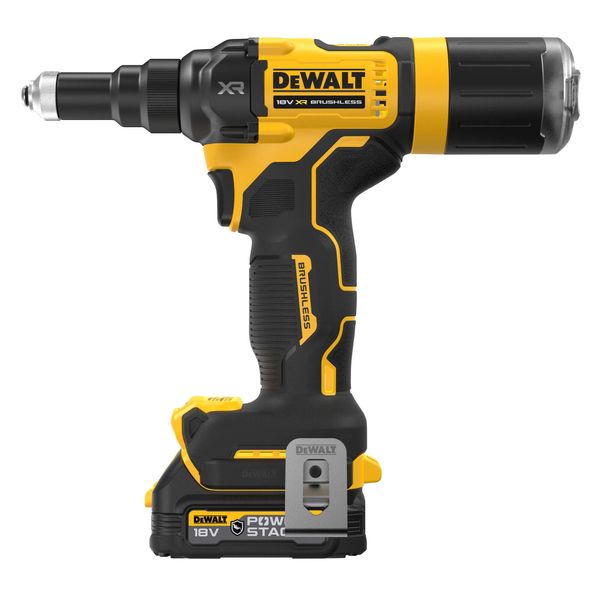 Заклепочник акумуляторний безщітковий DeWALT DCF403E1GT DCF403E1GT фото