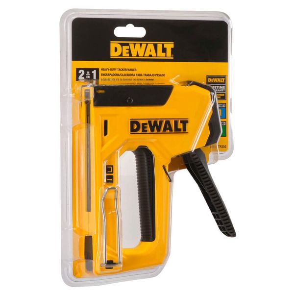 Степлер Heavy Duty для скоб типу G 6-14мм, цвяхів типу J 12, 15мм DeWALT DWHTTR350-0 DWHTTR350-0 фото